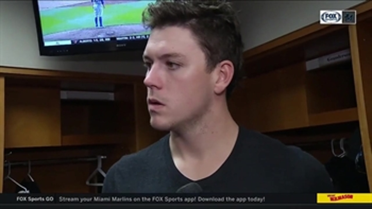 Brian Anderson details 2-run home run in win over Tigers