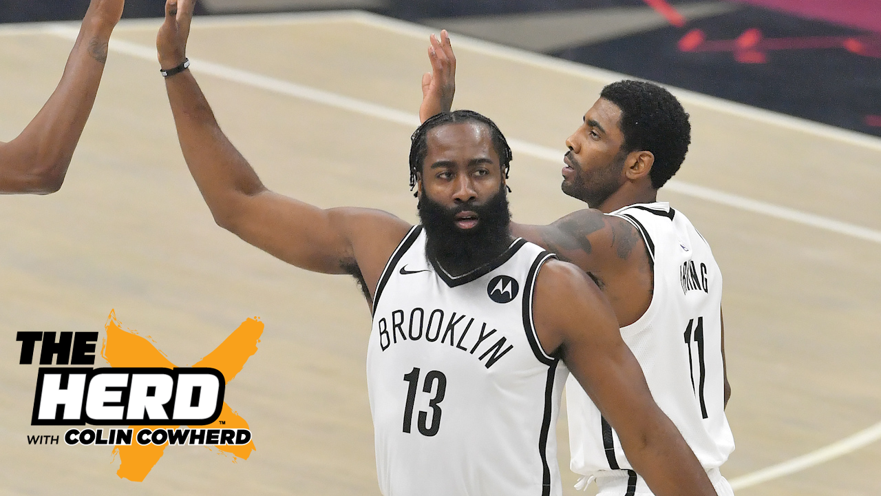 Chris Broussard: James Harden carries Brooklyn; talks Kyrie Irving staying home for Nets travel games | THE HERD