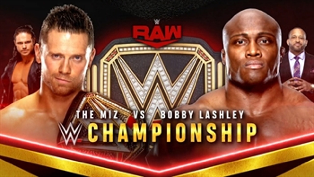 The Miz clashes with Bobby Lashley for the WWE Title this Monday on USA