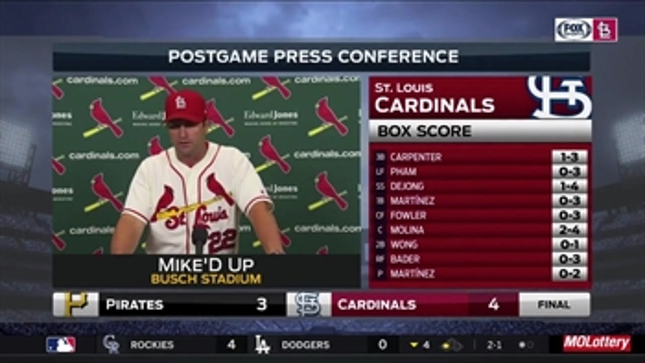 Mike Matheny on Juan Nicasio: "He's pitching with a lot of confidence"