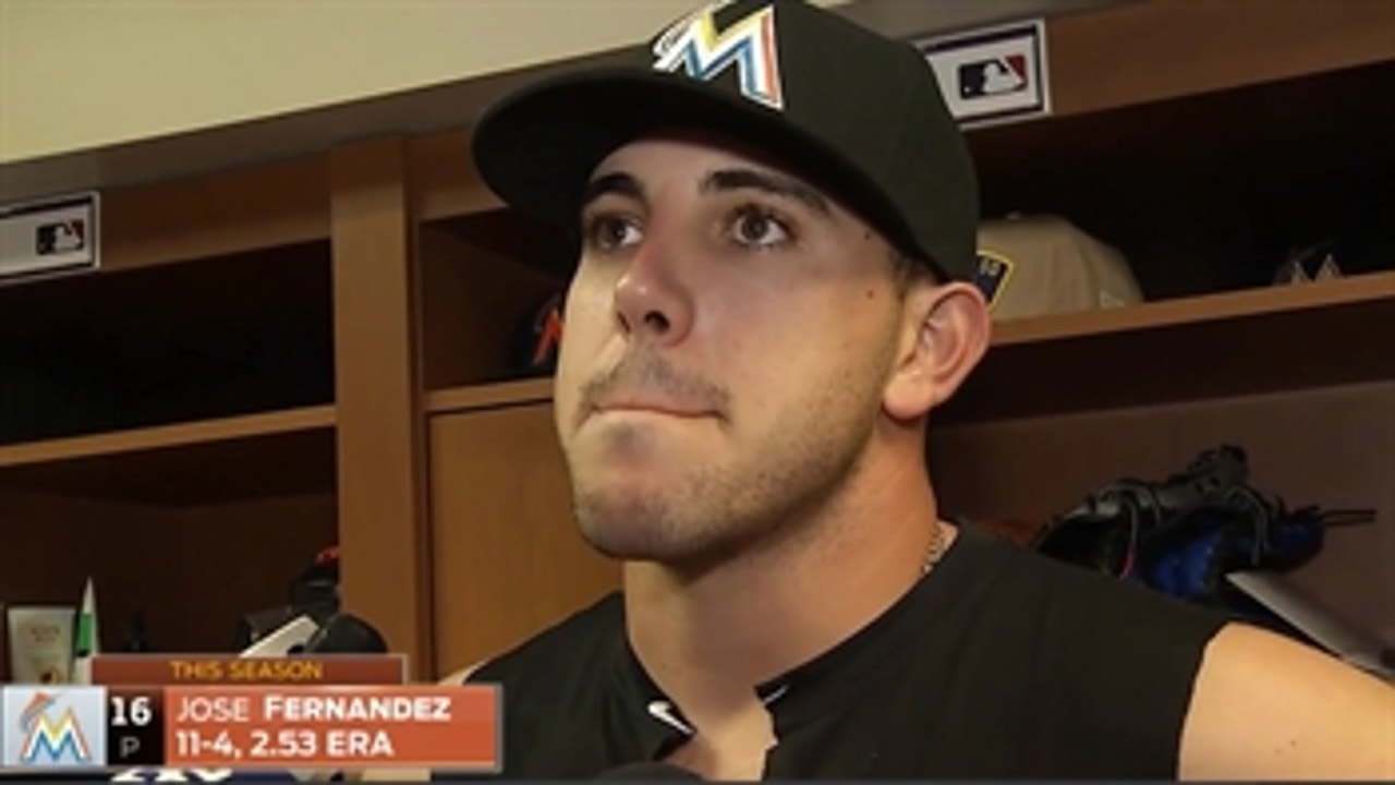 Jose Fernandez was captivated by every pitch in the 9th