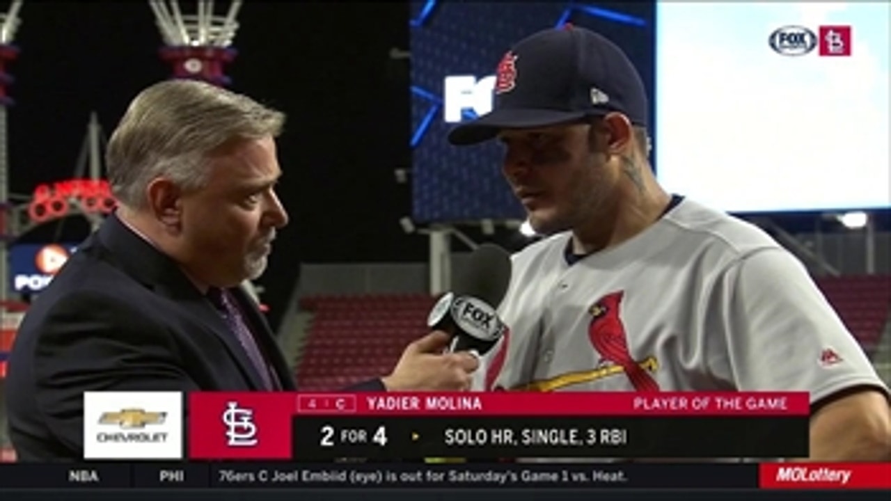 Yadier Molina on Luke Weaver: 'Everything was working for him today'