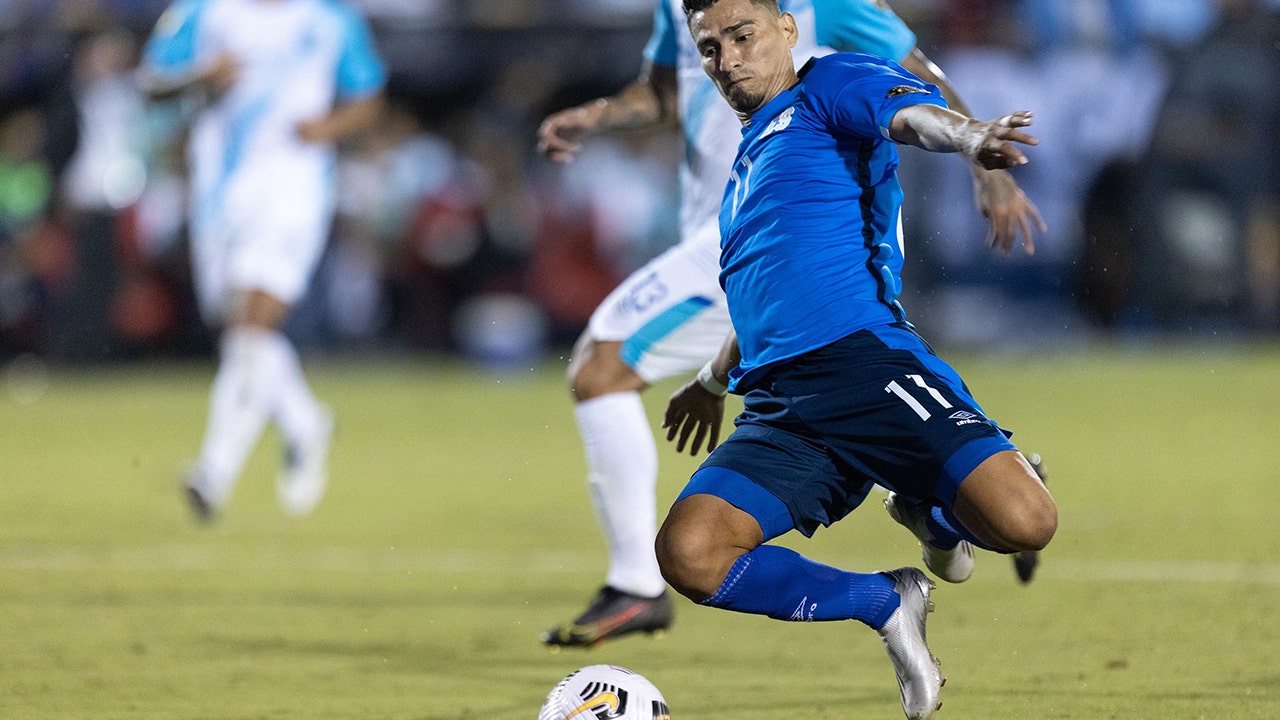 EL Salvador scores twice after 90th minute to sit atop Group A, 2-0