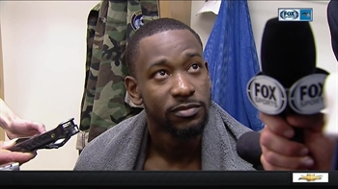 Terrence Ross reacts to playing his first game back in Toronto