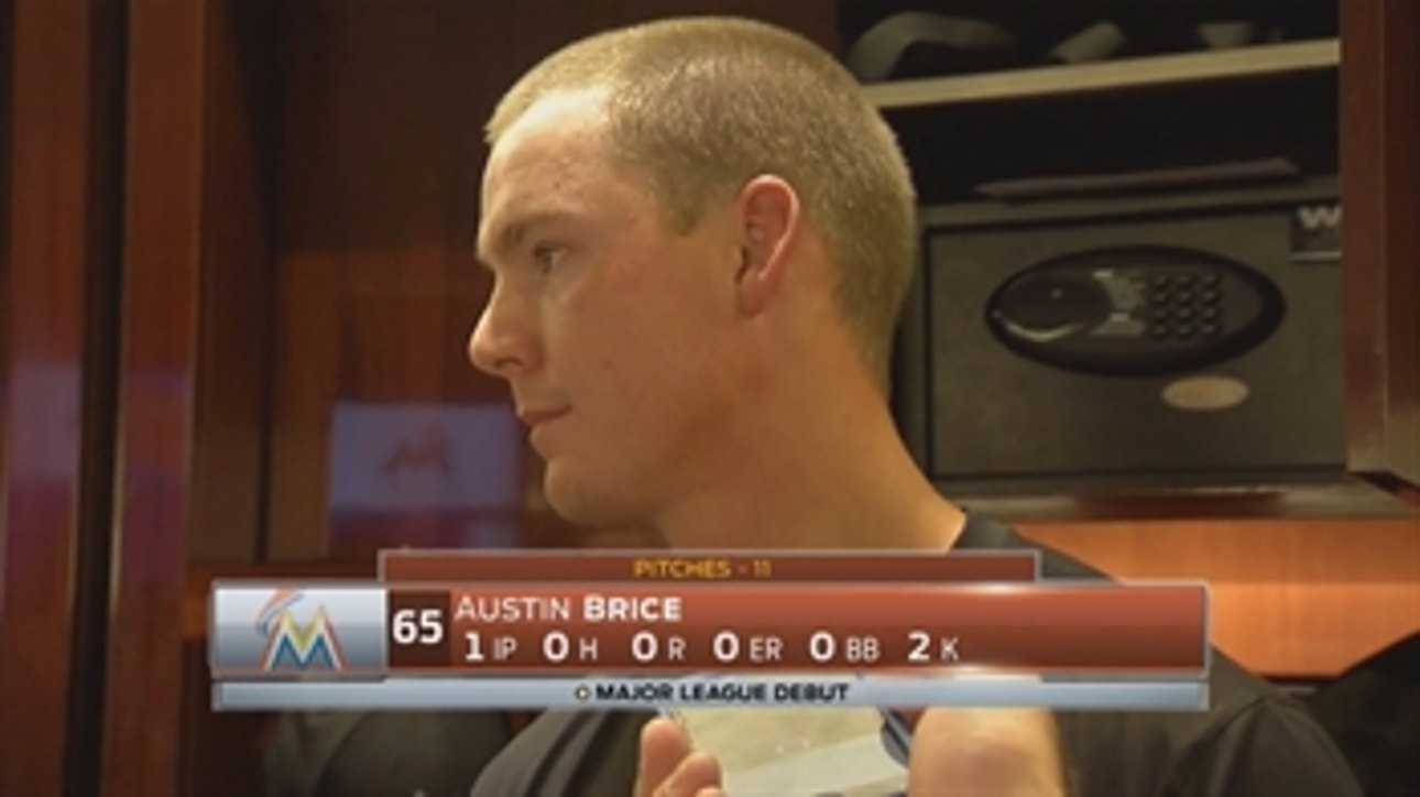 Austin Brice on MLB debut: I was locked in