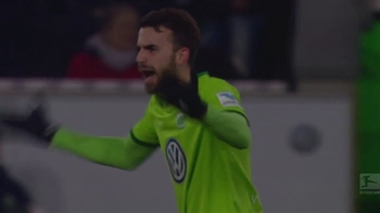 Borja Mayoral pulls one back for Wolfsburg ' 2016-17 Bundesliga Highlights