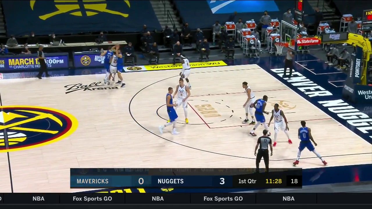 HIGHLIGHTS: Luka Doncic drops dime to DFS in transition