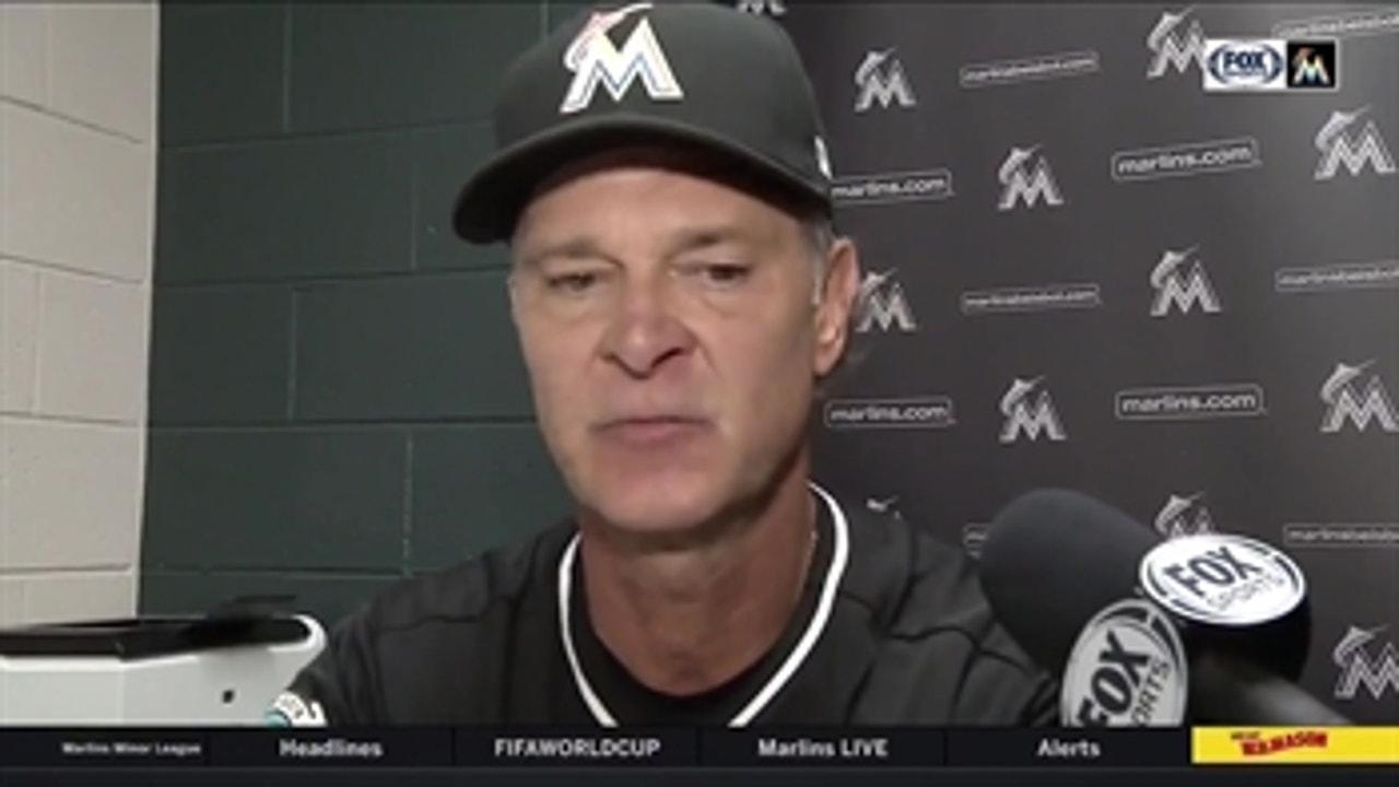 Don Mattingly on team's overall performance in loss to Rockies