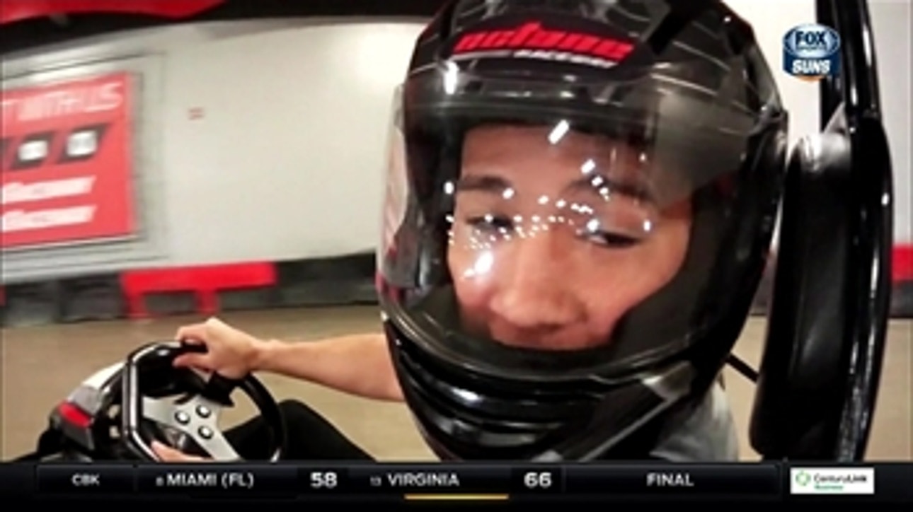 Suns take competition to go-kart track