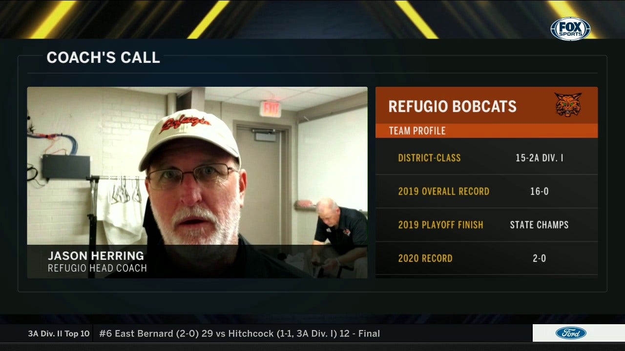 Refugio Head Coach Jason Herring talks win over George West | Football Friday