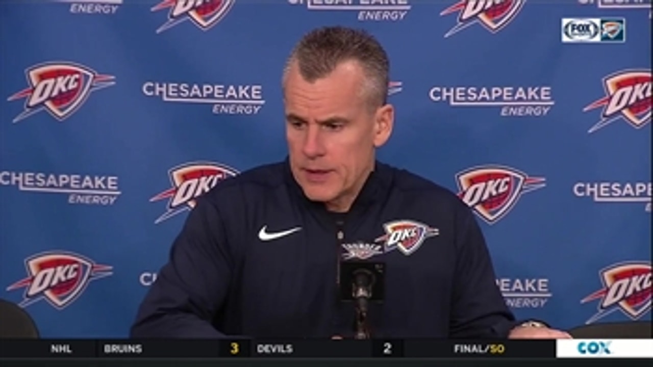 Billy Donovan on intensity, win over Golden State