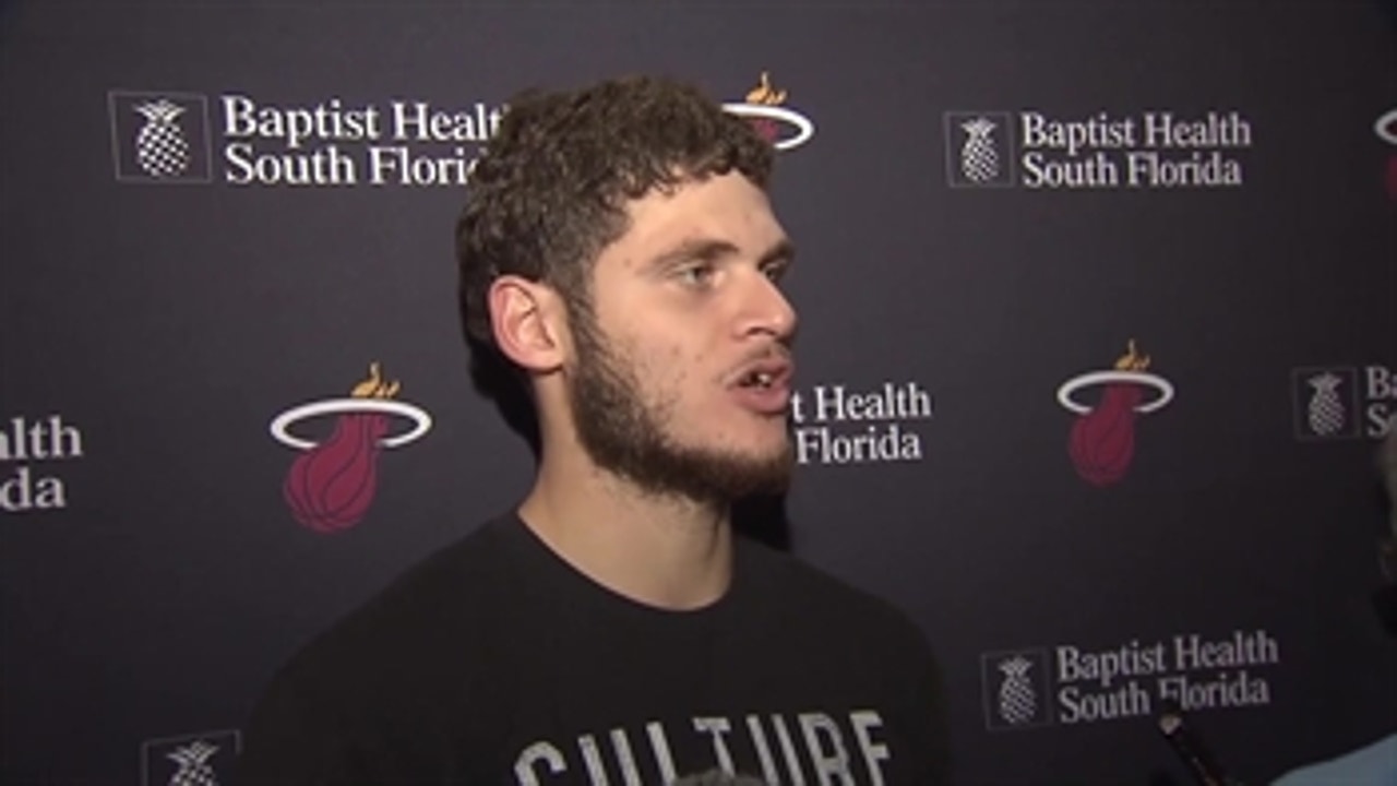 Tyler Johnson likes the makeup of the Heat's second unit