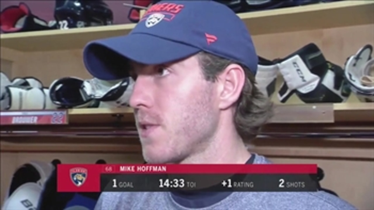 Mike Hoffman after OT loss: The 2nd period has been a problem for us
