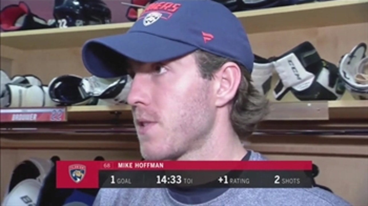 Mike Hoffman after OT loss: The 2nd period has been a problem for us
