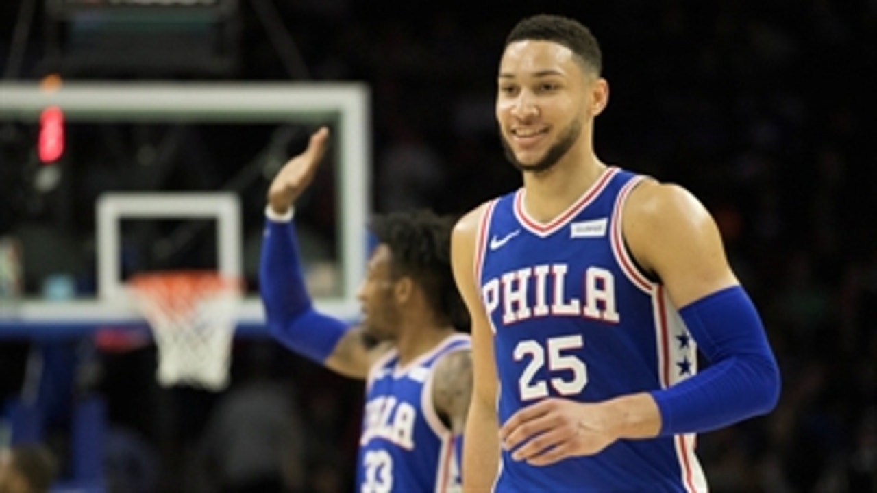 Ben Simmons is on board with Colin Cowherd's 76ers bet