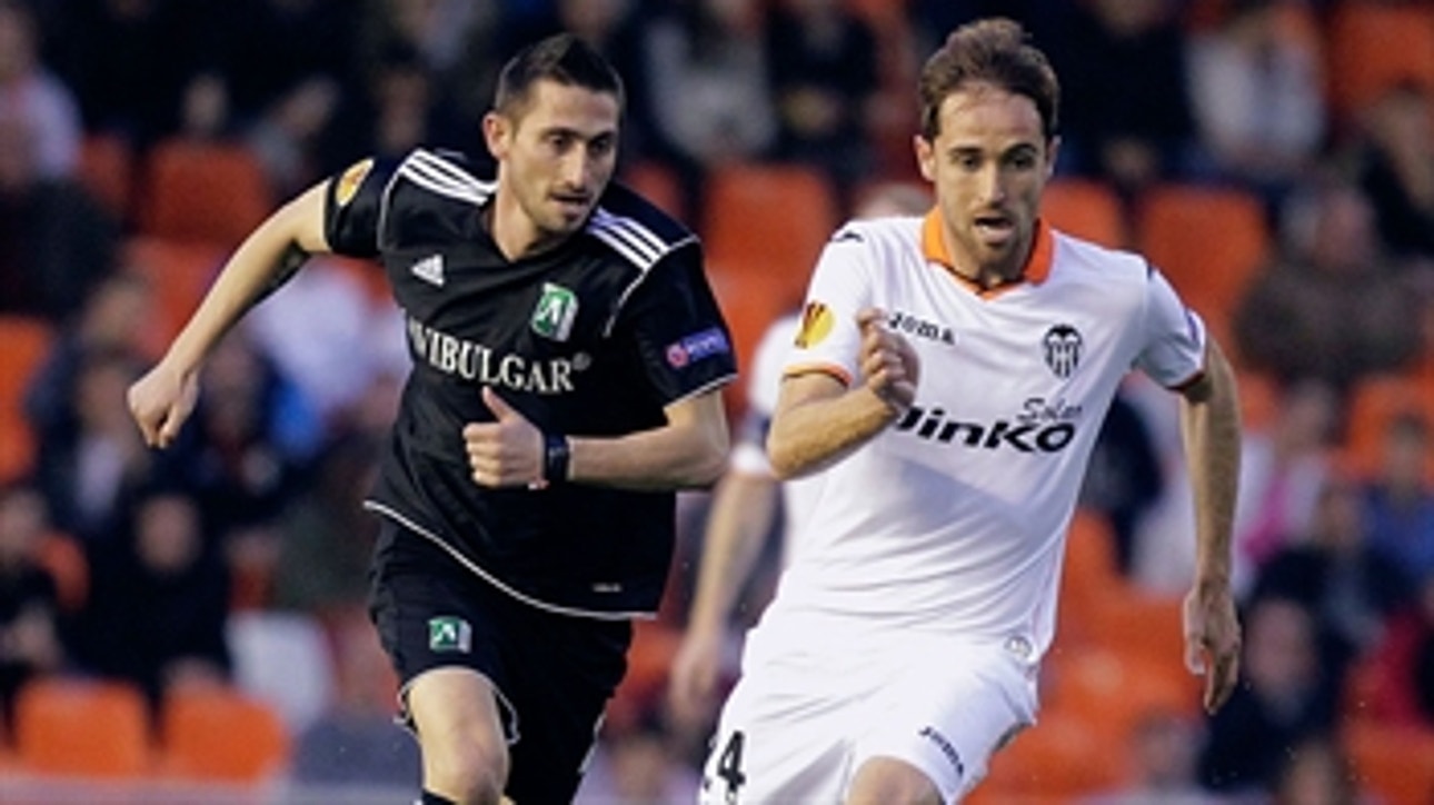 Valencia v Ludogorets UEFA Europa League Highlights 03/20/14