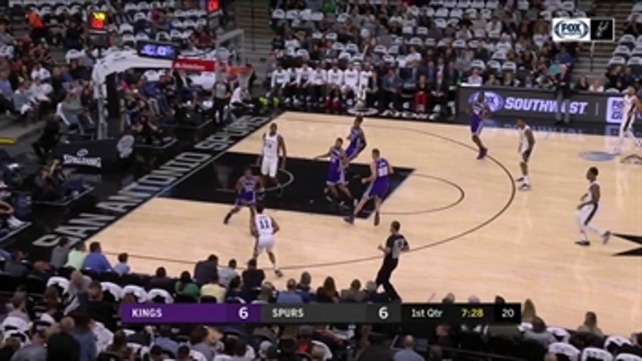 HIGHLIGHTS: Rudy Gay Hits from Beyond the Arc
