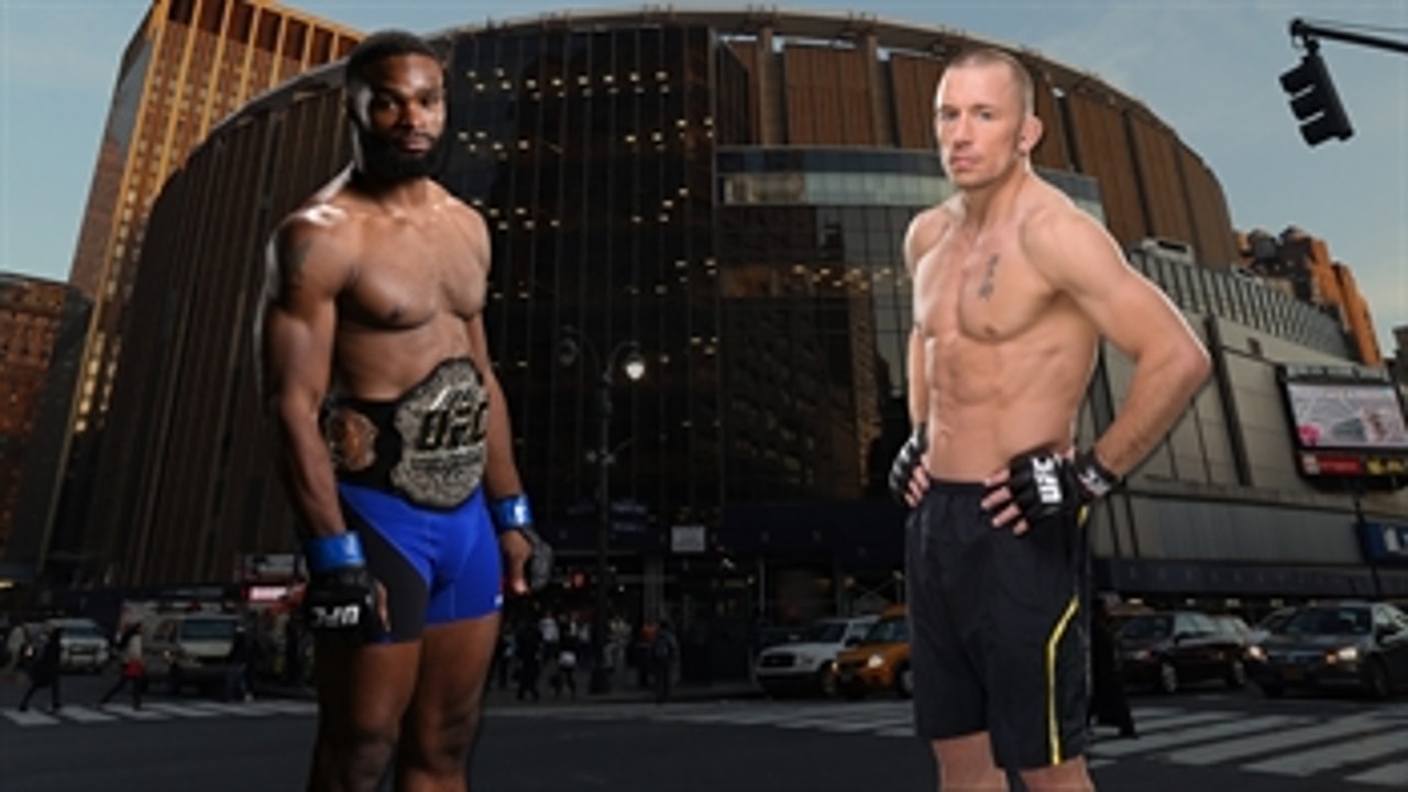 Tyron Woodley admits he and Georges St. Pierre have texted each other about setting up fight