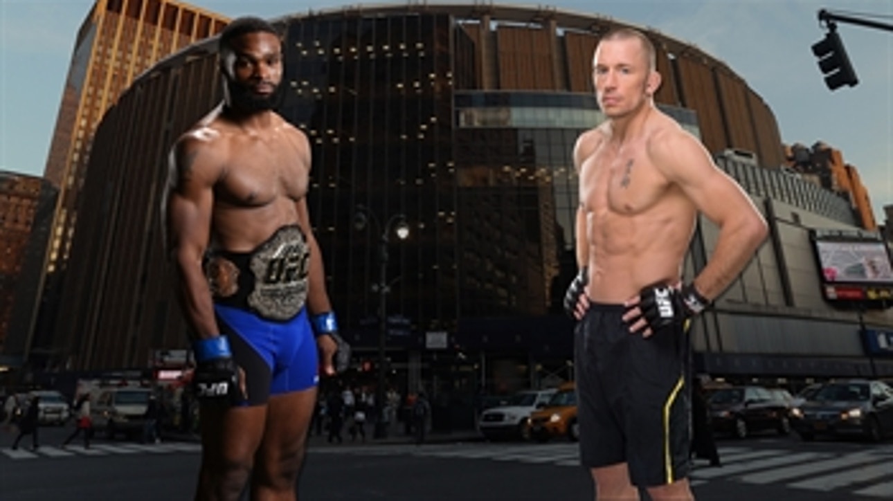 Tyron Woodley admits he and Georges St. Pierre have texted each other about setting up fight