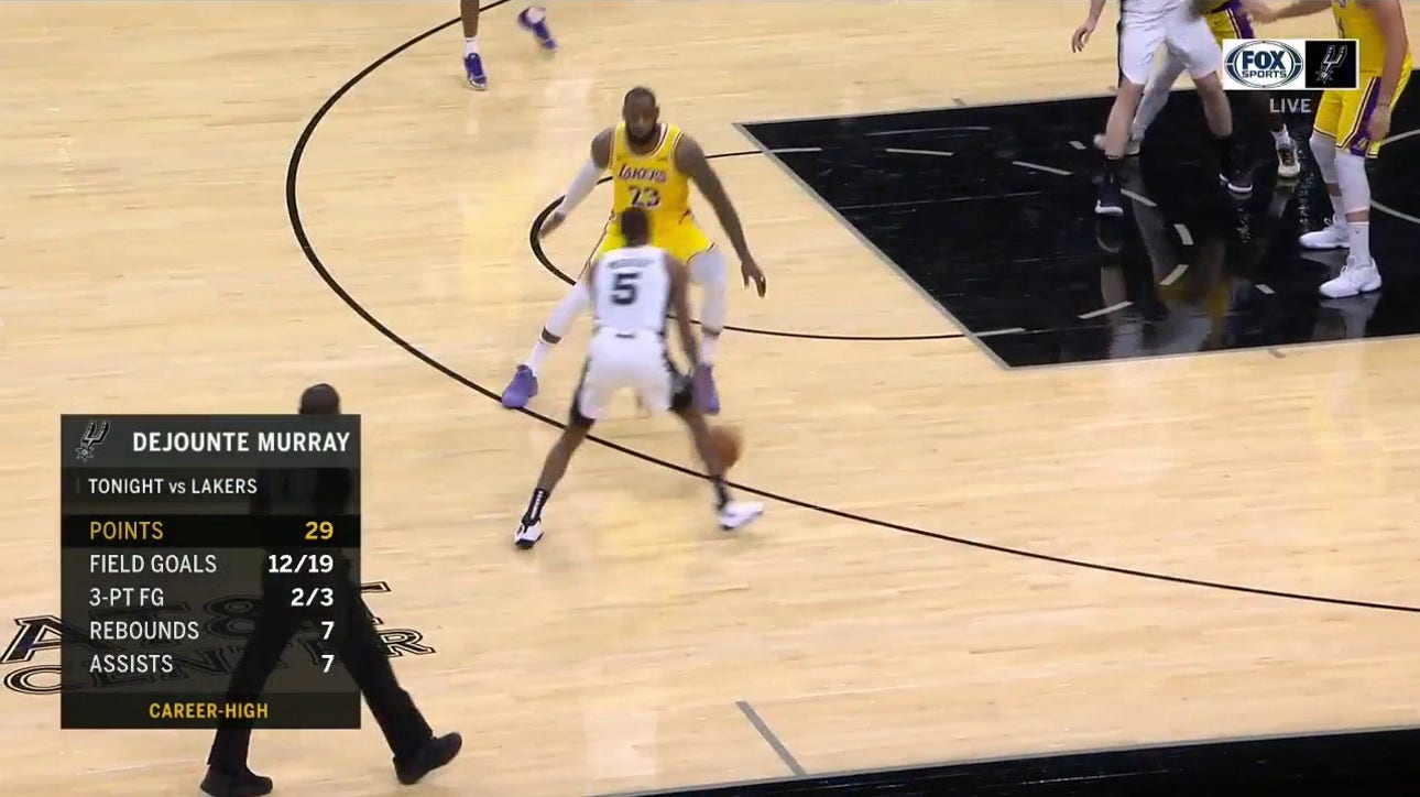 Dejounte Murray has Career Night, Spurs lose to Lakers 121-107 | Spurs Live