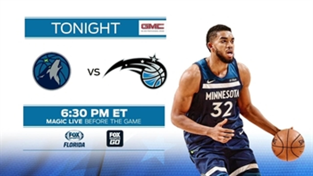 Magic looking for 3rd straight W with Timberwolves visiting