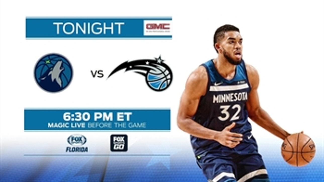 Magic looking for 3rd straight W with Timberwolves visiting