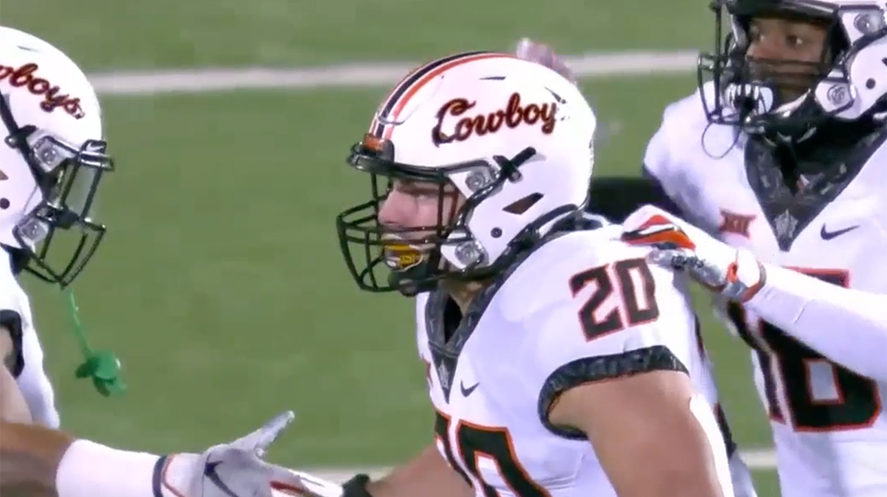 Oklahoma State clinches a spot in the Big 12 title game behind defense's performance
