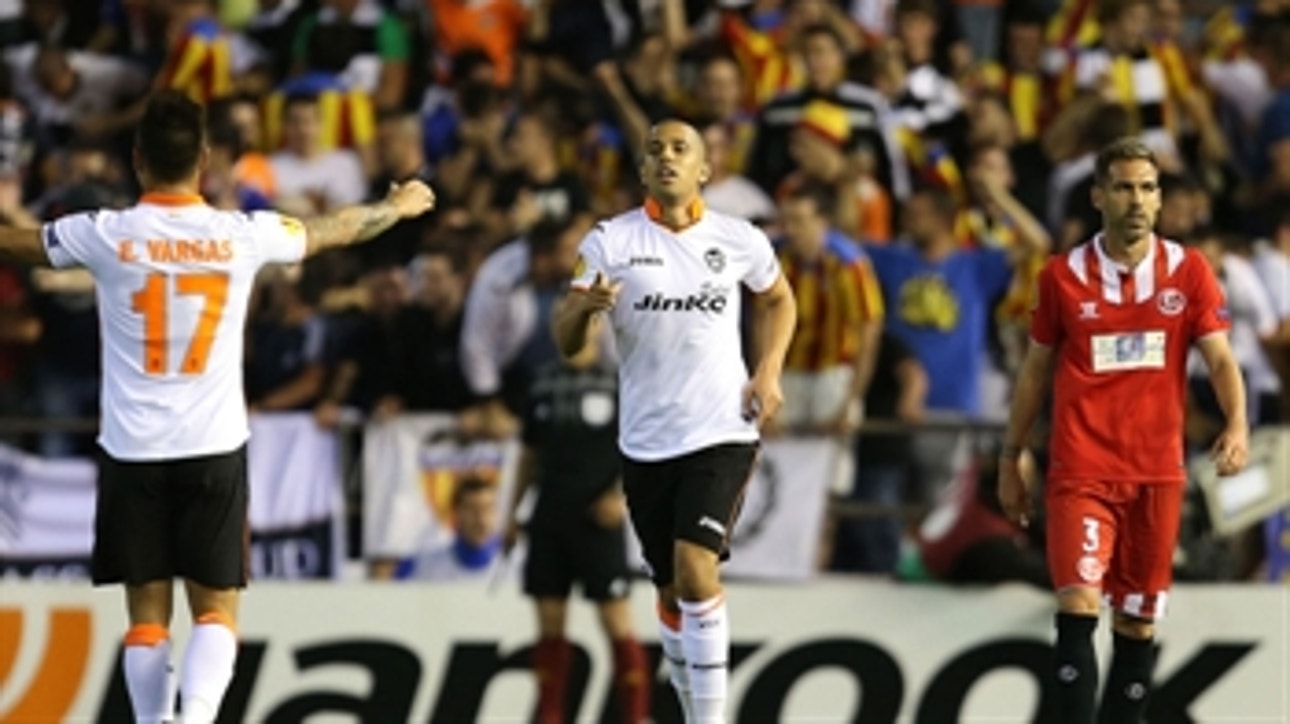 Feghouli gives Valencia 1-0 lead