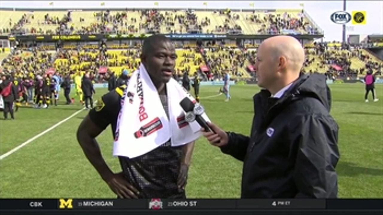 Jonathan Mensah dedicates the Crew's first win of 2020 to the fans