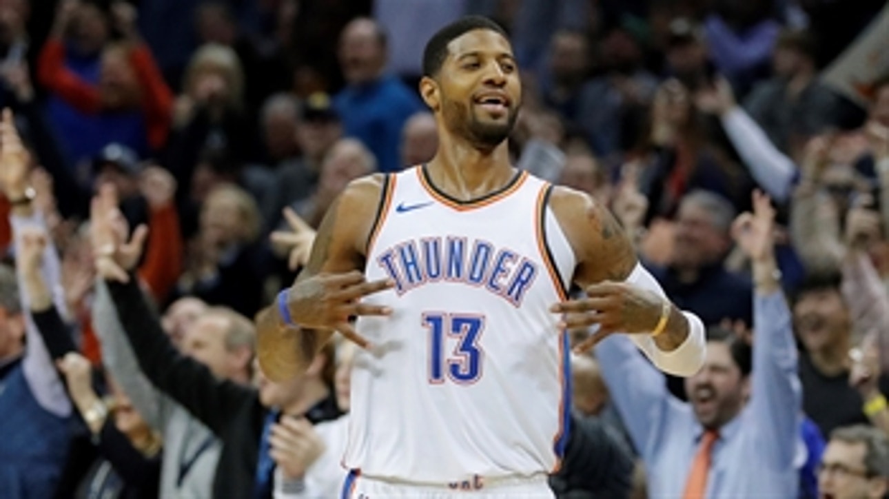 Colin Cowherd’s case for Paul George as MVP: ‘He’s the best 2-way player that’s available'