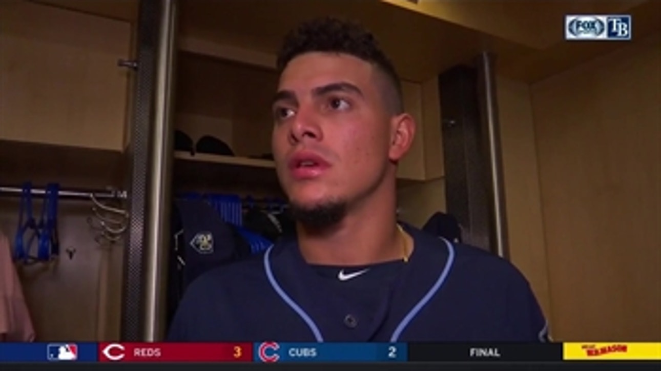 Willy Adames discusses Rays' walk-off loss, 3rd home run of season