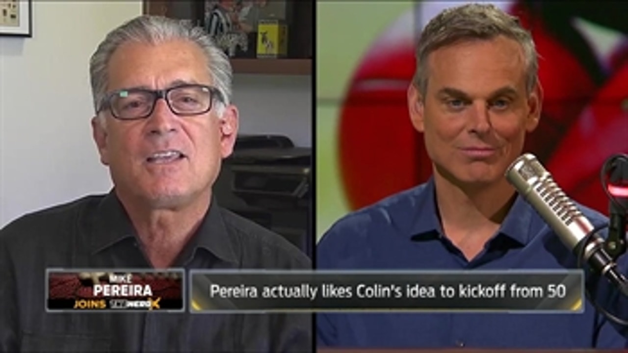 Mike Pereira promises to pitch Colin's kickoff idea to the NFL - 'The Herd'