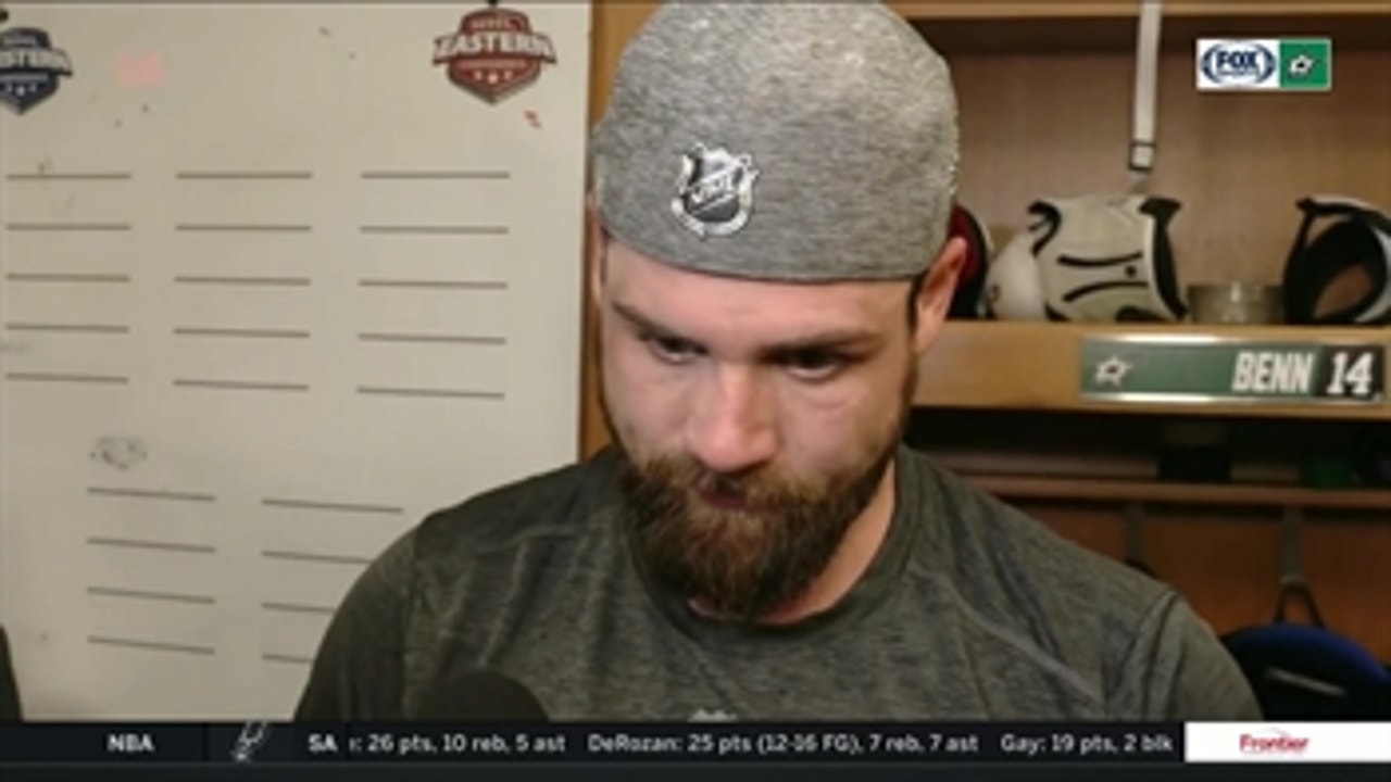Jamie Benn on Game 1 Loss: 'They're a good team'
