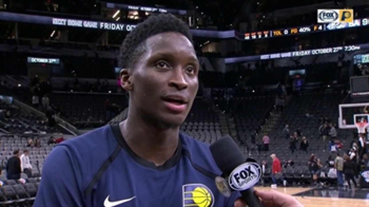 Oladipo credits McMillan and his teammates after victory over Spurs