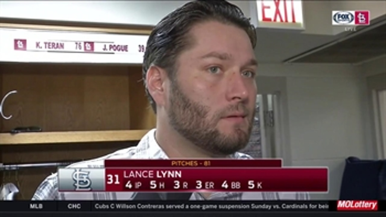Lance Lynn: 'We didn't give away games, we got beat'