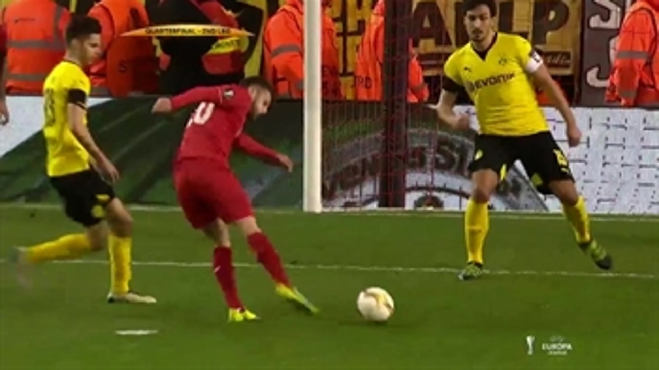 This Adam Lallana whiff is hilariously bad