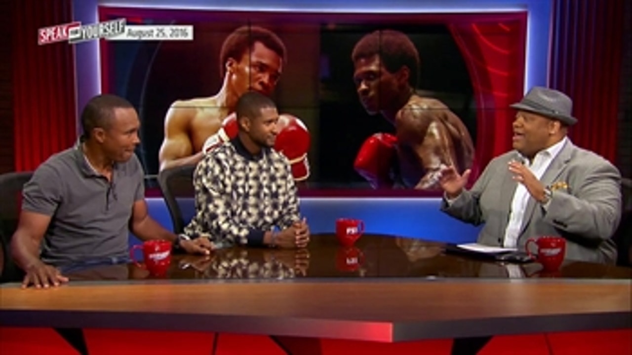 Whitlock 1-on-1: Sugar Ray Leonard and Usher on 'Hands of Stone' - 'Speak for Yourself'