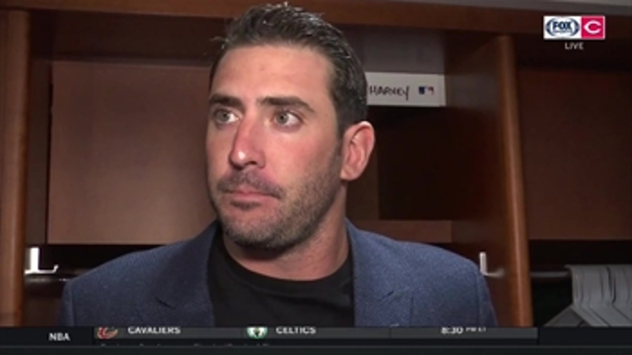 Matt Harvey knows he started off slow on the mound but pitched better as the game went on