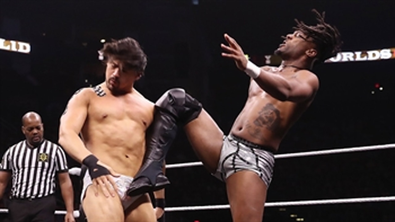 Isaiah "Swerve" Scott blows away the competition in the NXT Cruiserweight Championship Fatal 4-Way Match: WWE Worlds Collide, Jan. 25, 2020