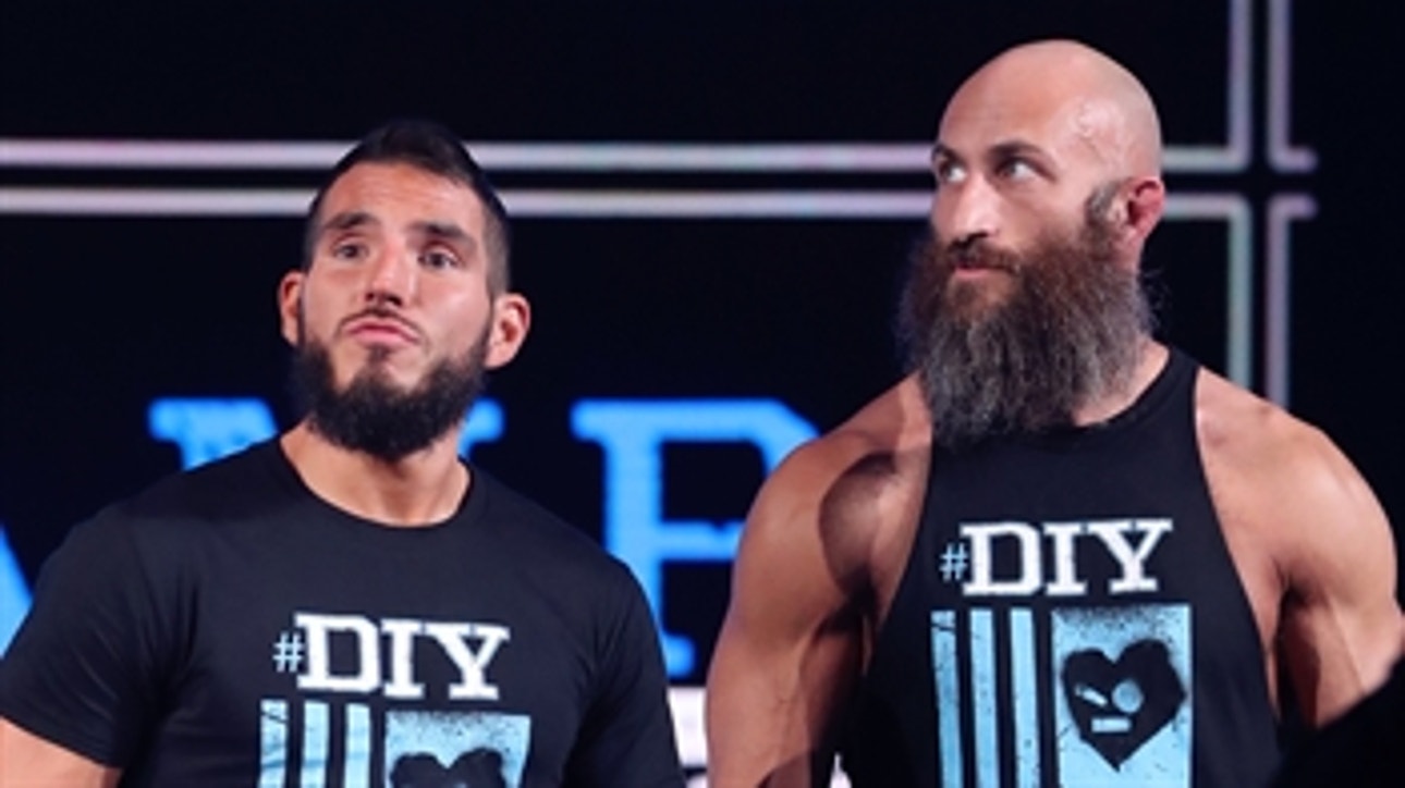 #DIY reunites as Johnny Gargano & Tommaso Ciampa make their entrance: WWE Worlds Collide, Jan. 25, 2020