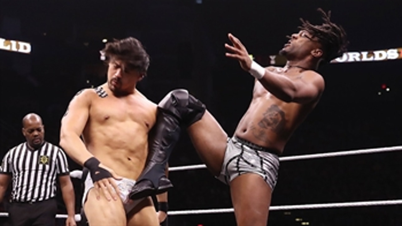 Isaiah "Swerve" Scott blows away the competition in the NXT Cruiserweight Championship Fatal 4-Way Match: WWE Worlds Collide, Jan. 25, 2020