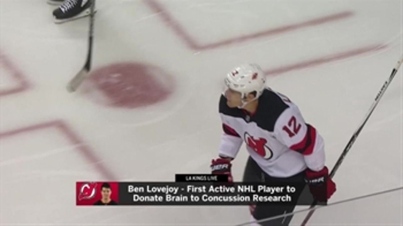 LA Kings Live: Ben Lovejoy of Devils will donate brain to research