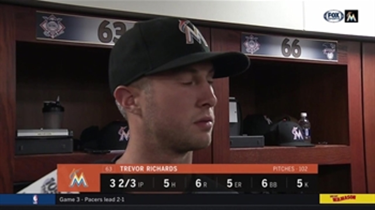 Trevor Richards reflects on 4th inning pitching