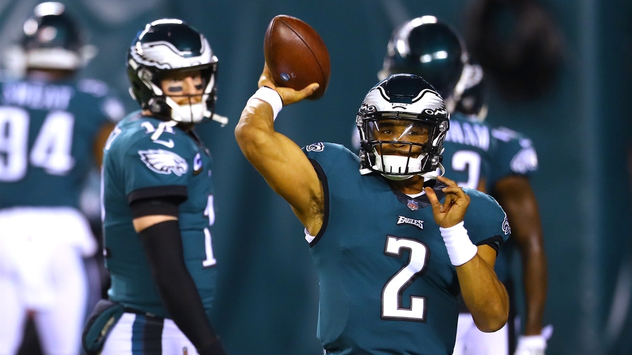 Emmanuel Acho: Eagles' decision to start Jalen Hurts over Wentz is a lose-lose situation | SPEAK FOR YOURSELF