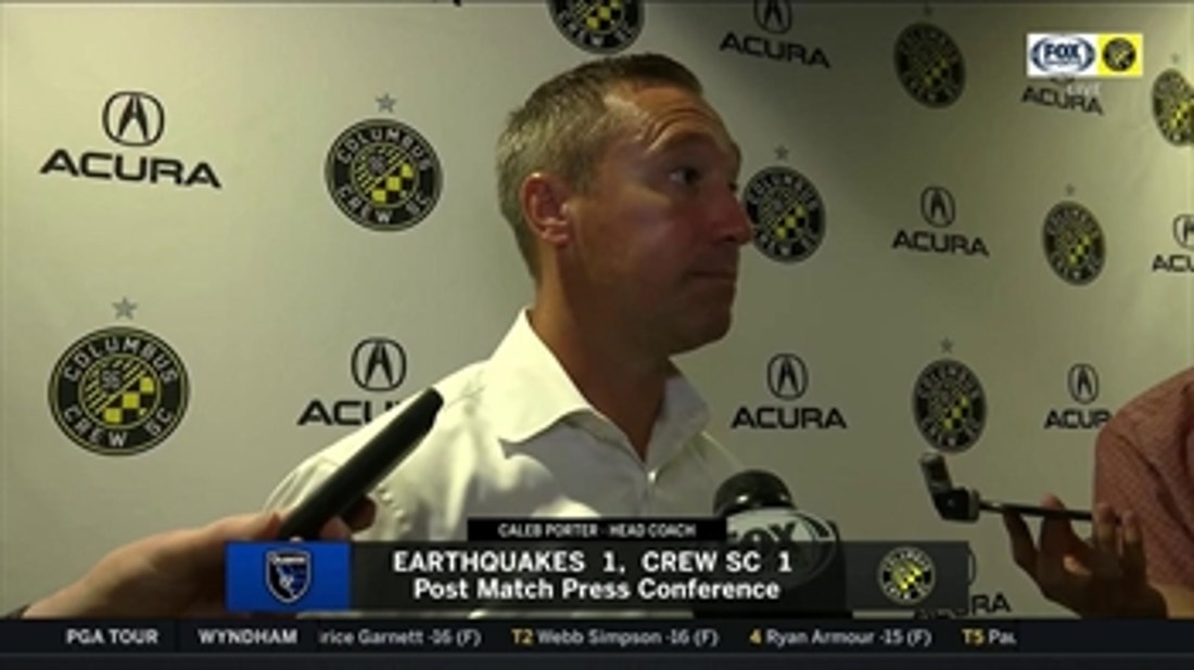 Caleb Porter couldn't be more proud of resiliency, hunger in the Crew