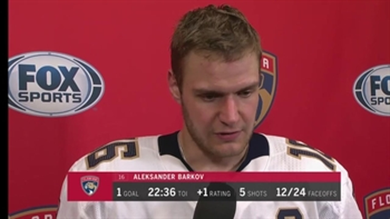Aleksander Barkov recaps Panthers' 4th consecutive win after 4-1 win over Red Wings