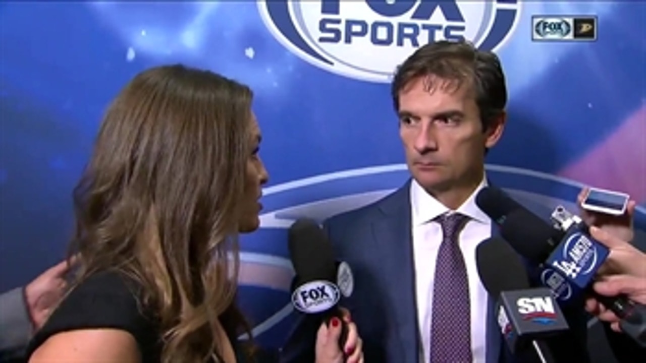 Dallas Eakins happy with win, wants better effort in first period