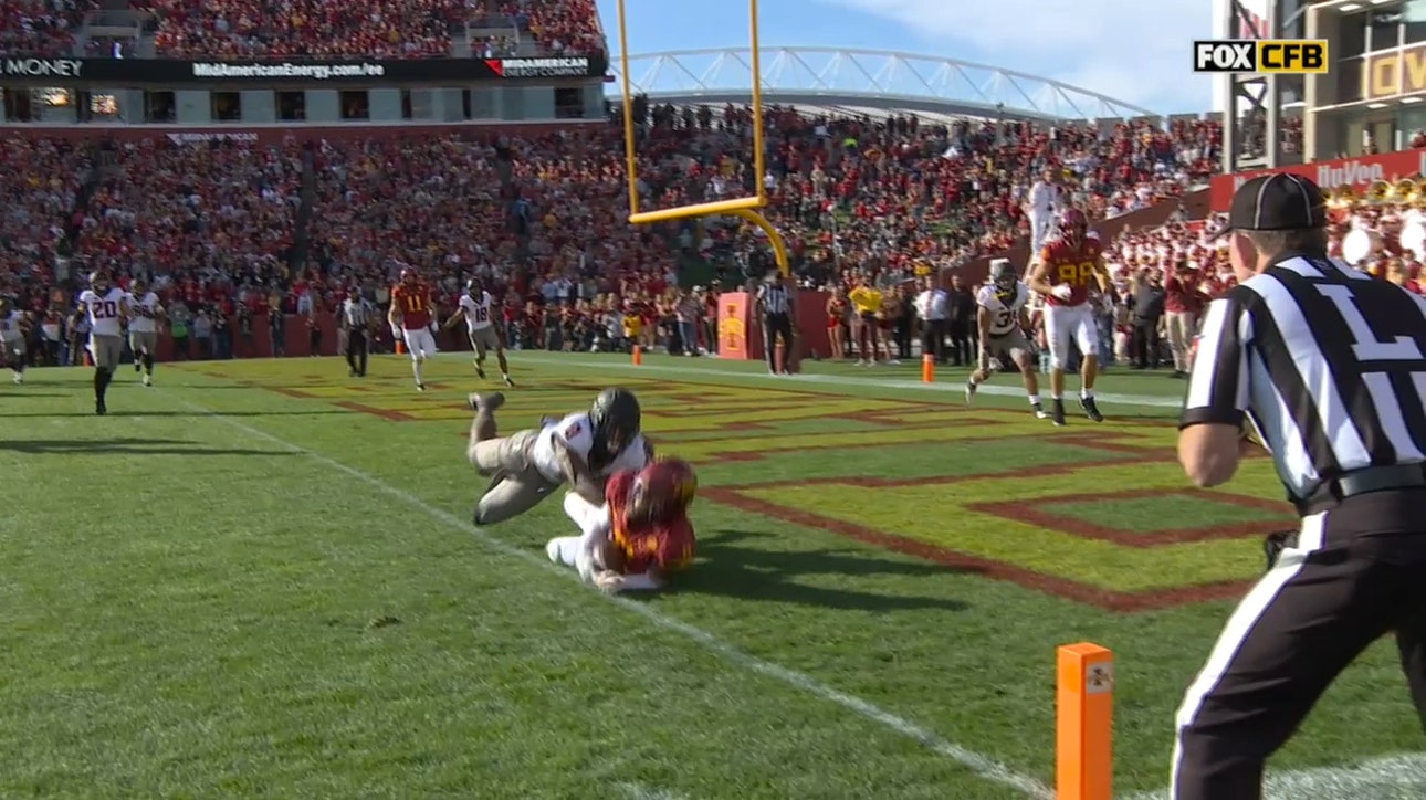 Brock Purdy one-yard TD pass pulls Iowa State even with Oklahoma State at 7-7