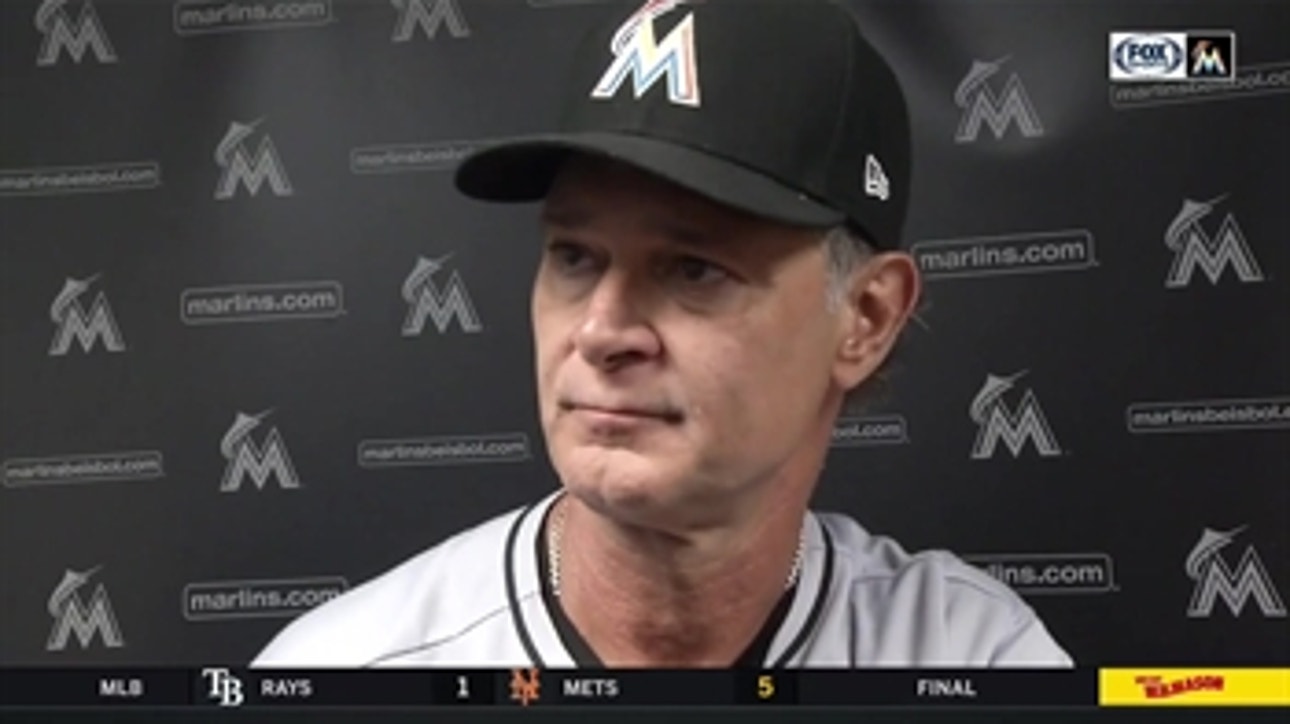 Don Mattingly talks good effort from the bullpen, but not enough to edge the Nationals