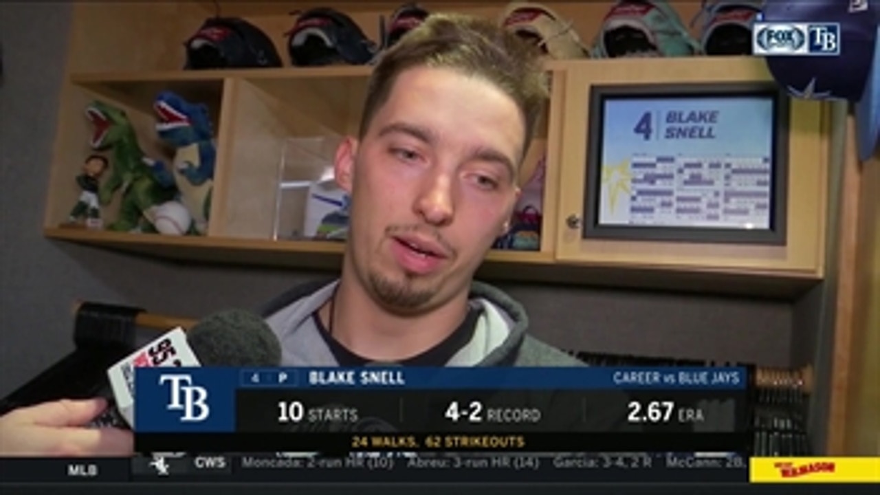Blake Snell evaluates his start after Rays' walk-off win